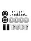 Roller Brush and Filter Set for Ecovacs For Deebot X2 Pro and For Omni X2