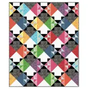 Which Way Quilt Kit Color Therapy Batik Quilt Kit Maywood Studios 71"x85"