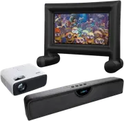 Laser 1080P Cinema Projector Outdoor Bundle 2024