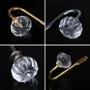 2pcs Curtain Hanger Hook Wall Buckle Handle for Closet Drawer (Silvery) AU