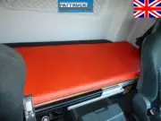TRUCK ECO LEATHER BED COVER Suitable for MAN TGX - TGA -RED