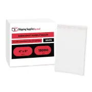 15000 Pack #000 4x8 White Kraft Bubble Mailers Padded Shipping Mailing Envelopes