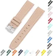 [Generic] 20mm Curved End Rubber Band For Omega X Swatch MoonSwatch, Replacement Watch Bands With Buckle For Omega X Swatch MoonSwatch and SpeedMaster - Multiple Colors