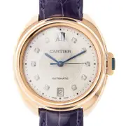 Cartier Clé De Cartier Rose Gold Silver Dial WJCL0032