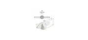 CRL H4097 White 3/8" Spline T-Crank Handles for Andersen Windows