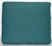 Sunbrella® Outdoor Patio Ottoman Cushion ~ Dupione Deep Sea 22" x 20" x 4.5" NEW