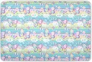 Butterflies Flowers Cartoon Changing Pad Covers Waterproof Washable Diaper Changing Mat Cute Cool Diaper Pads for Toddler Kids , 52" L x 34" W