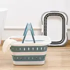 Basket Travel-friendly Laundry Basket Bath Caddy with Handle Capacity Travel