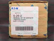 Eaton 6-26-2 3P Size 4 Renewal Contact Kit New In Box USA