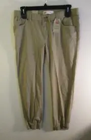 NWT Levis Boys Ripstop Twill Jogger Pants M Husky 34x28 Khaki MSRP$48