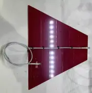 Log Periodic Antenna (400 MHz to 1 GHz) For Wireless Mics USRP, SMB with Cable