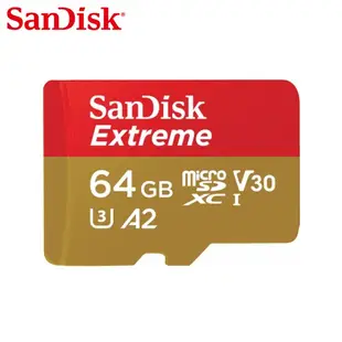 SanDisk 晟碟 64GB Ultra Extreme micro SDXC TF卡 A1/A2 手機 平板 記憶卡