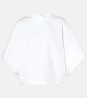 [Fforme] Fforme Tenley draped cotton top AU 12 white