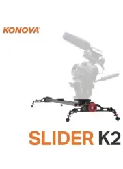 Konova Camera Slider Dolly K2 Track Aluminum Solid Rail Roller