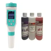 Chlorine pH EC TDS Salinity ORP Temp 7 in 1 Pool Spa Fish Meter Monitor Tester-