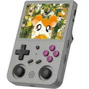 ANBERNIC RG353V Game Console, 256GB TF Card, 32GB Android 16GB Linux, 2GB LPDDR4, HDMI Output, Moonlight Streaming - Gray
