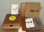 COPPER CHEF Induction Cooktop With Grill Pan And Griddle w/Lid New Open Box 5pc