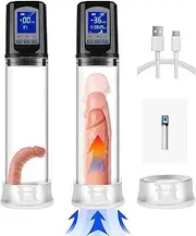 Electric Penis Pump Sex Toys for Men,Automatic Vacuum Penis Enlarger Enlargement Extend Pump with 6 Suction Intensities, Rechargeable Penis Extension Sleeve Pumps Adult Sex Toy for Men Bigger Stronger