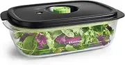FoodSaver 2129973 Preserve & Marinate 10 Cup Vacuum Seal -Container for Quick Marinating or Freezer and Pantry Storage, Clear