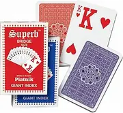 Superb Giant Index Bridge S/D Playing Cards