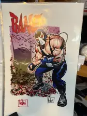 BANE---17" X 11"--SIGNED PRINT BY NOLAN--NO COA