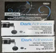 (2) Ardell LashTite Dark Adhesive for Individual Lashes #130231 .12 Oz