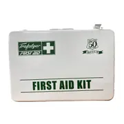TRAFALGAR Workplace Vehicle First Aid Kit Metal Cabinet - White