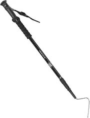 Collapsible Snake Hook, 27.6 to 55.1 Inch 3 Section Retractable Snake Grabber Stick Portable Handheld Reptile Catcher with Eva Foam Handle Grip for Small and Large Snakes