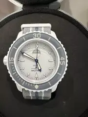 NEW - Blancpain x Swatch Scuba Fifty Fathoms Collection Antarctic Ocean SO35S100