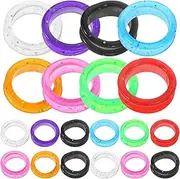 ibasenice 20pcs Non- Silicone Scissor Finger for Hair Trimming Comfortable Anti-skid Grooming Tool Practical Design for Home Salon Use Assists Stylists Barbers