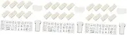 FOMIYES 3 Sets Delicate Nail Manicure Templates Nail Art Plate Set Manicure Kit