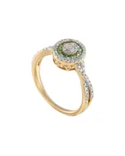 Gemstones 14K 0.40 ct. tw. Diamond & Emerald Ring