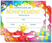 Certificate Paper for Kids, Gold Star Preschool Diploma Certificates for Printing, 30 Pack Kindergarten Certificate of Achievement Award Certificate Paper for Students, 8.5x11’