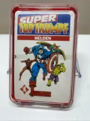 1988 SUPER TOP TRUMPF HELDEN Vintage MARVEL German Card Game Complete Set SEALED