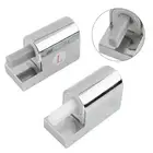 Silver ABS Square Shell Toilet Slow Down Hinges with 115° Opening Angle