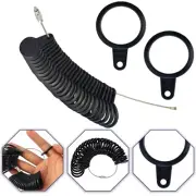 Finger Ring Sizer Measure Gauge British UK A-Z Sizes for Men & Women Reusable