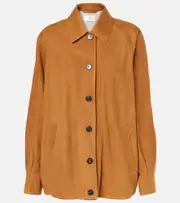[The Row] The Row Sedor suede jacket AU 12 brown