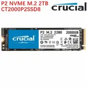 SSD M.2 2TB Crucial P2 NVMe M.2 PCIe 3D NAND Internal SSD CT2000P2SSD8 2300MB/s