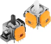 TOYANDONA 2pcs Hall Electromagnetic Rocker Switch Car Accessories Hall Effect Controller Devices Analog Watch Joysticks Electronics Automotive Accessories Joysticks Repair Toys Games Plastic