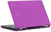 mCover iPearl Hard Case for 11.6" Acer Chromebook Spin 11 R751T CP311 Series (NOT Compatible with R11 CB5-132T / C738T, C720/C730/C740/CB3-111/CB3-131 Series) Convertible Laptop (S11 R751T Purple)
