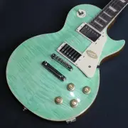 Epiphone / by Gibson Les Paul Standard 50s Figured Seafoam Green S/N:24101528582