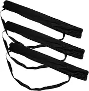 WOFASHPURET 3pcs Umbrella Carrying Bag Umbrella Waterproof Bag Suspender Tote Umbrella Storage Pouch Parasol Umbrellas Umbrella Bag Protective Umbrella Cover Organizer Compact Polyester Black