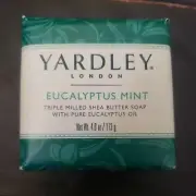 Yardley London Eucalyptus Mint Triple Milled Shea Butter Soap 4 Oz.