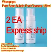 [Express] 2 EA x Wanspapa Pure Soap Bubble Foot Cleanser 150ml_Dog Paw Cleanser