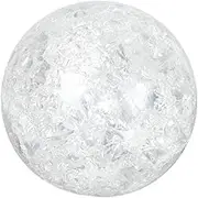 Garneck Delicate Ice Crack Crystal Ball Ornament Home Decorative Sphere Design for Stylish Friends Family