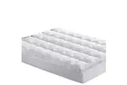 Double Size Mattress Bed Topper 1000GSM Bamboo Fibre Pillowtop Protector 5CM