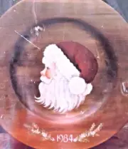 JANE ROE 1984 SANTA PROFILE MISTLETOE PAINTING PATTERN PACK #133