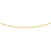 9ct Gold 40cm Solid Curb Chain