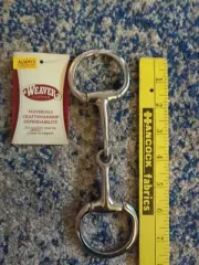 Weaver Leather O-Ring Snaffle Bit 3 1/2 In. Snaffle 1 1/2 Rings