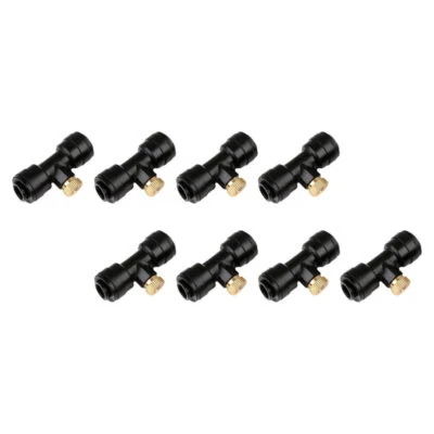 8 Sets Copper Nozzle Accessories Garden Atomizing Misting Cooling System